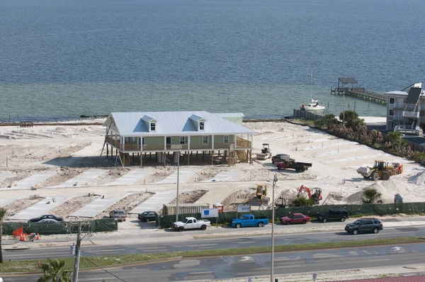 Construyendo Parque Casas Rodantes Bayside Pensacola Beach Florida —  Fotos de Stock