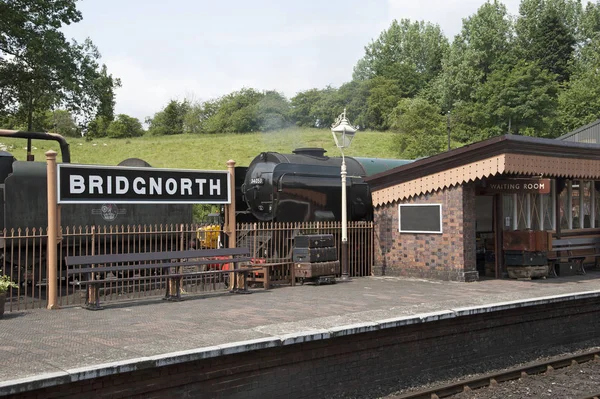 Estación Conservación Vapor Severn Valley Bridgnorth Reino Unido — Foto de Stock