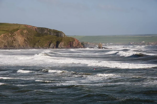 Bigbury Bay Bantham Güney Devon İngiltere İngiltere burun doğru seyir