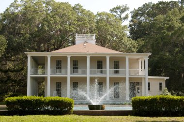 Wesley House Eden Gardens devlet parkta Point Washington Kuzey Batı Florida ABD