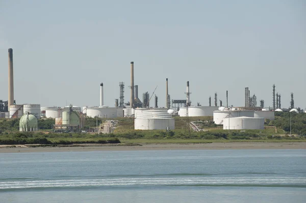 Refinería Fawley Southampton Water Sur Inglaterra Reino Unido — Foto de Stock