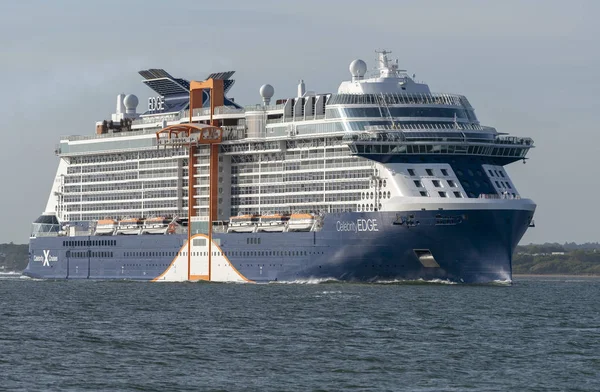 Southampton England Storbritannien Maj 2019 Celebrity Edge Kryssningsfartyg Pågår Southampton — Stockfoto