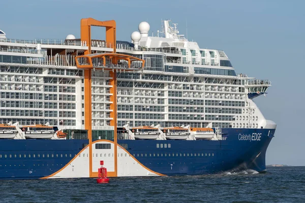 Southampton Inglaterra Reino Unido Mayo 2019 Crucero Celebrity Edge Marcha — Foto de Stock