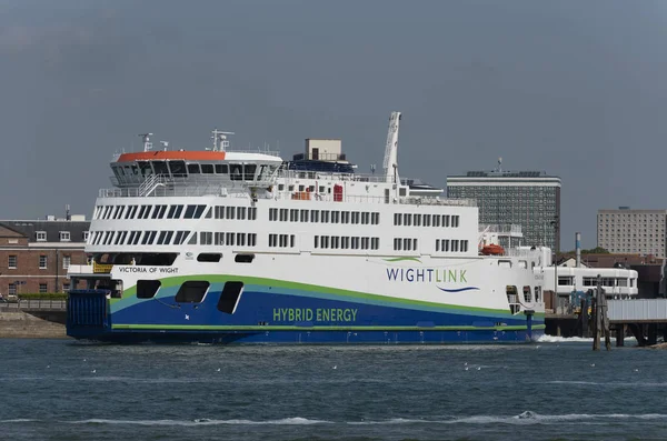 Portsmouth Inglaterra Reino Unido Mayo 2019 Ferry Roro Victoria Wight — Foto de Stock