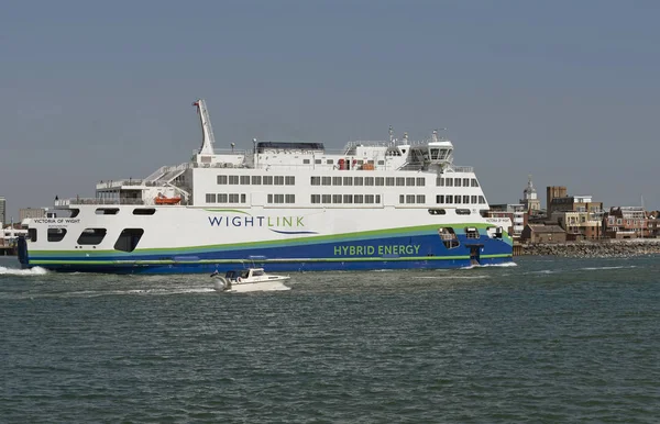 Portsmouth Inglaterra Reino Unido Mayo 2019 Ferry Roro Victoria Wight — Foto de Stock