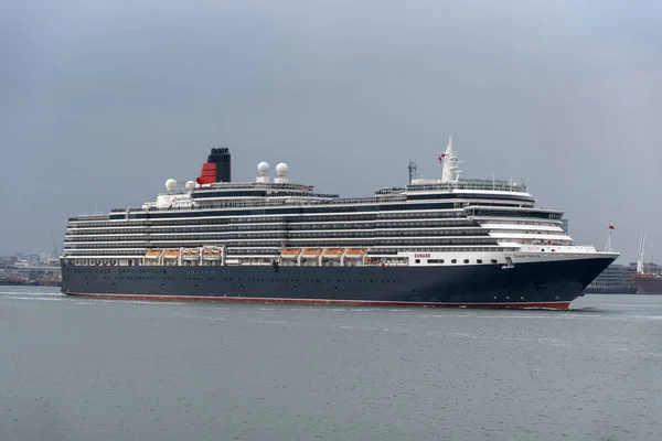 Southampton Ngiltere Ngiltere Mayıs 2019 Yolcu Gemisi Queen Victoria Devam — Stok fotoğraf