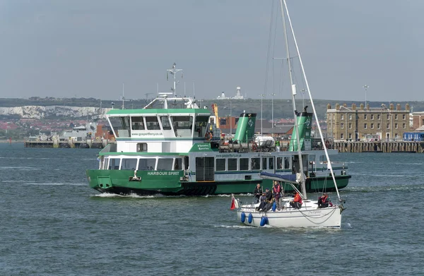 Portsmouth England May 2019 Gosport Passenger Ferry Harbour Spirit Underway — Stock fotografie