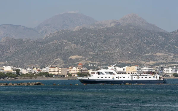 Ierapetra Creta Grecia Junio 2019 Ferry Pasajeros Chrysi Express Que — Foto de Stock