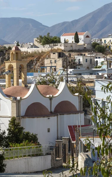 Agios Stefanos Creta Grécia Setembro 2019 Antiga Aldeia Montanhosa Ágios — Fotografia de Stock