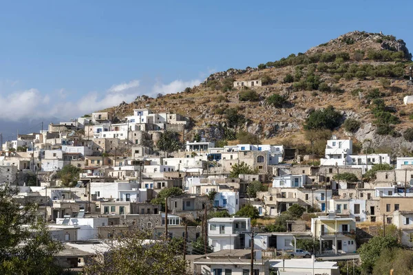 Agios Stefanos Creta Grécia Setembro 2019 Antiga Aldeia Montanhosa Ágios — Fotografia de Stock