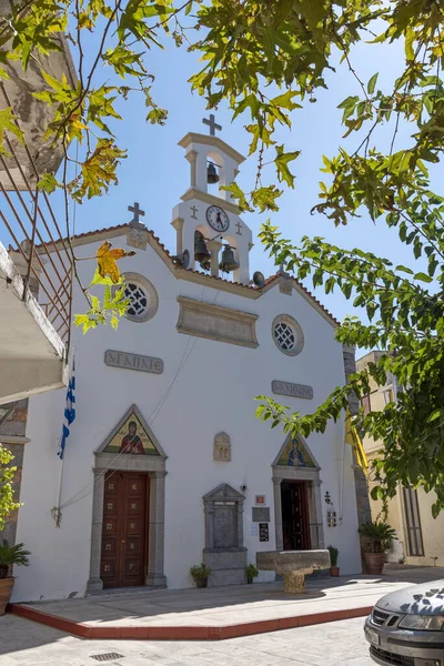 Mochos Creta Grecia Ottobre 2019 Santa Chiesa Della Annubciation Nel — Foto Stock