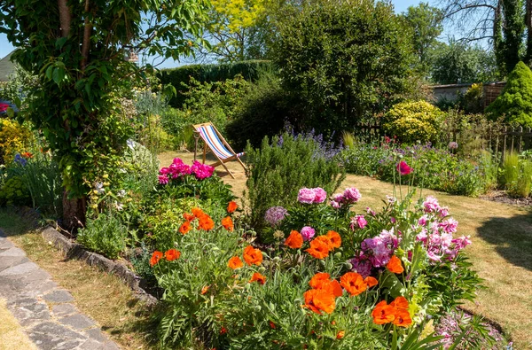 North Hampshire Inglaterra Reino Unido Mayo 2020 Atractivo Jardín Campo — Foto de Stock