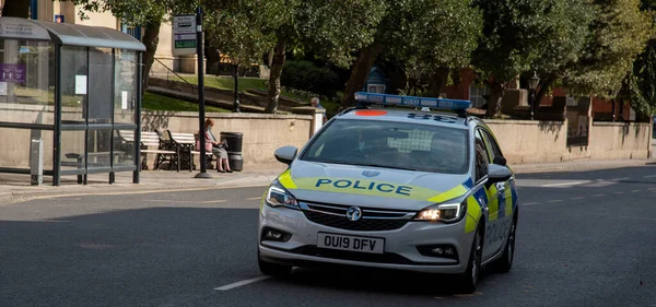 Windsor Berkshire England 2020 Police Patrol Car Shout Passing Parish — Stock Photo, Image