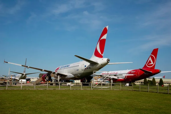 Kemble Gloucestershire England Storbritannien 2020 Flygplan Som Väntar Att Skrotas — Stockfoto