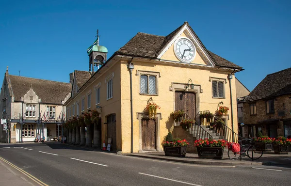 Tetbury Gloucestershire England Storbritannien 2020 Grade Historiska Market House Church — Stockfoto