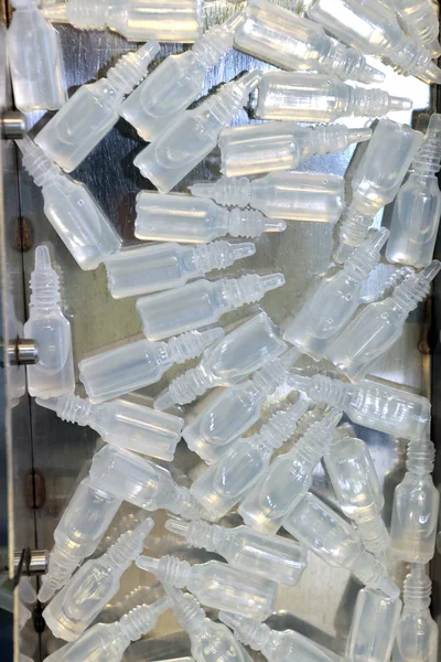 Fita Automática Para Criar Embalagens Recheio Medicamentos Máquina Enchimento Vedação — Fotografia de Stock