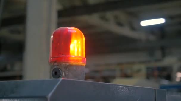 Lampe d'avertissement usine — Video