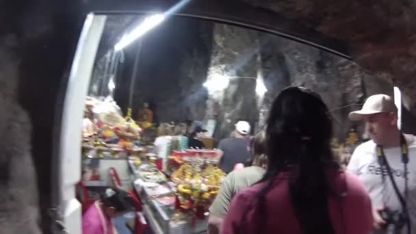 30 gennaio 2012 Thailandia. Escursione alla Chiesa della Tigre. Viaggio in Thailandia . — Video Stock