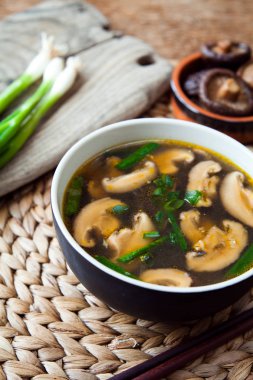 shiitake mantar çorbası arka plan duvar kağıdı