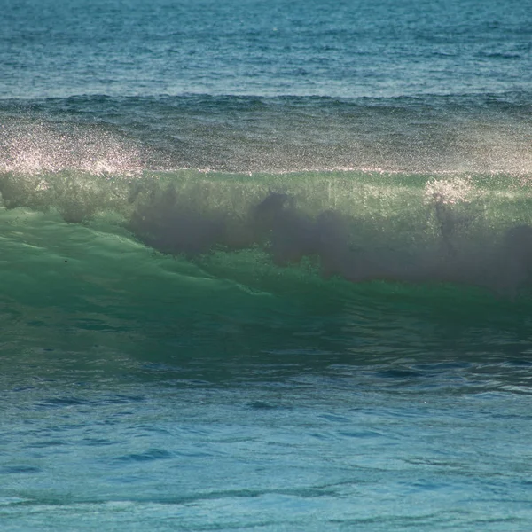 Vague Bleue Fond Écran Océan — Photo