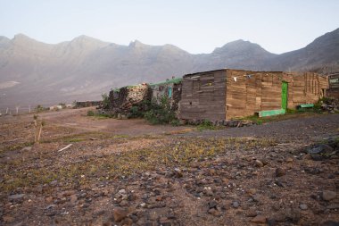 Köy Cofete, Kanarya eski bir geleneksel taş mimarisi 