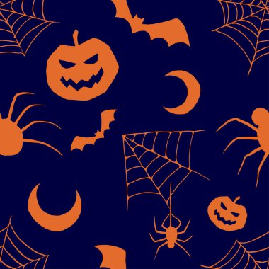 Dikişsiz halloween desen