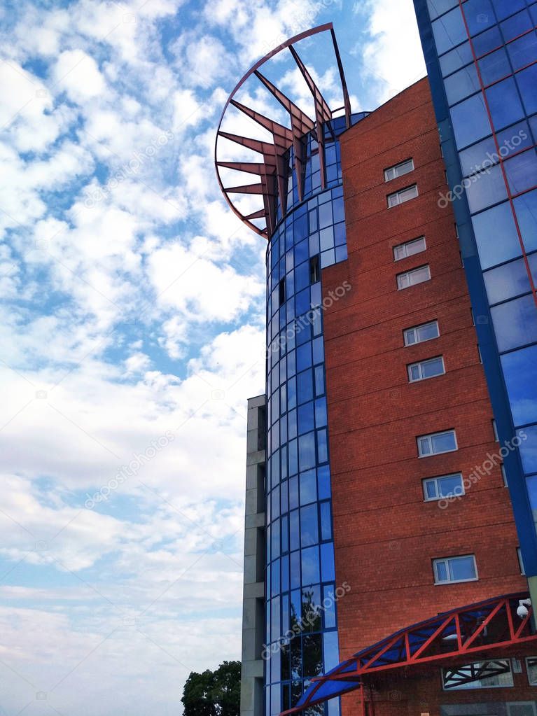 Saratov Academy of Law University modern building architecture sky cloud photo