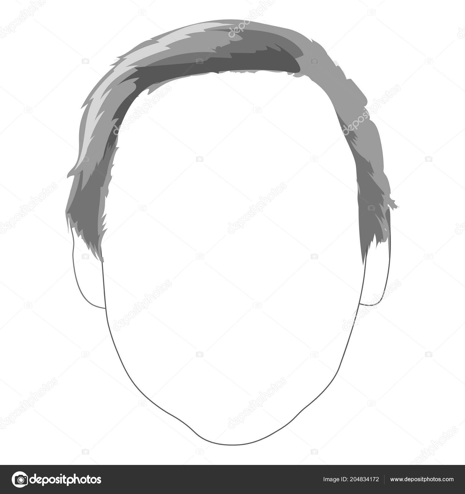 Sketched Hairstyles Monochrome Male Haircut Hairstyle Hair