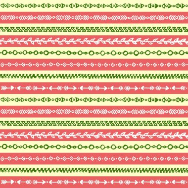 Soyut etnik kabile şerit sınır grunge eskiz sanat Dikişsiz desen doku arka plan vektör.