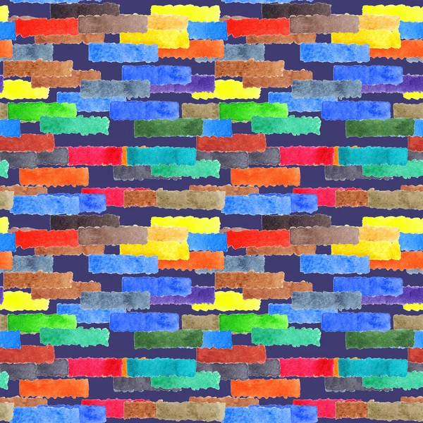 Sulu boya renkli palet şerit felç spot konfeti mix Dikişsiz desen doku arka plan