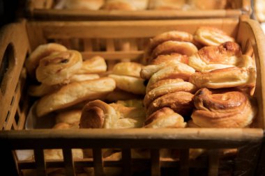 Lezzetli pasta Pinwheels üfle ve bir aperatif yemek için çay ile uygundur