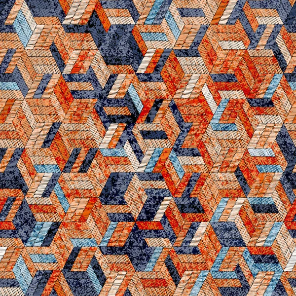 Nahtloses Geometrisches Muster Ornament Für Den Teppich Ethnische Und Stammesmotive — Stockvektor
