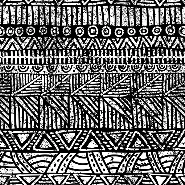 シームレスな幾何学的なパターン。あなたの繊維の印刷します。民族と t — ストックベクタ