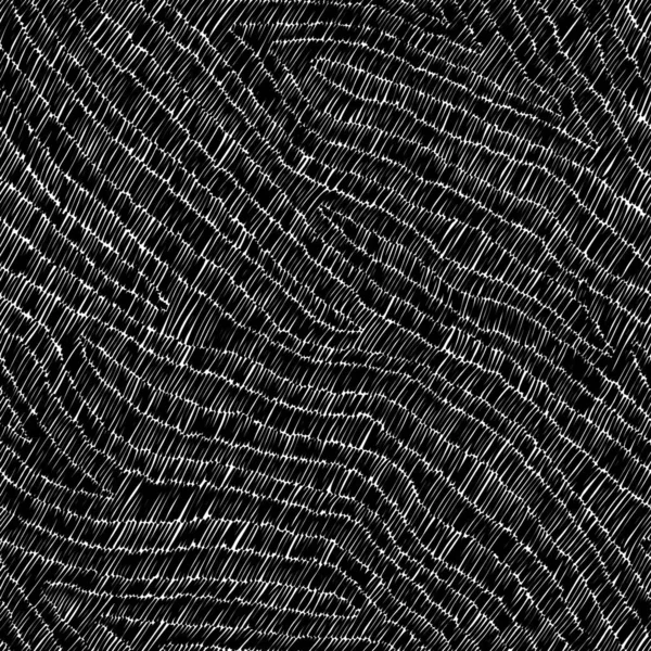 Bestickte nahtlose Wellenmuster. schwarze Flecken auf weißem Rücken — Stockvektor