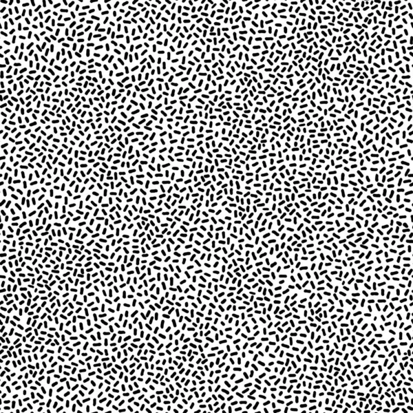 Απλό μαύρο και λευκό ενιαίο μοτίβο. Διακοσμητικό σκίτσο στο χέρι — Διανυσματικό Αρχείο