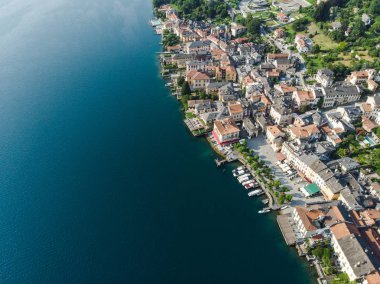 Lake Orta İtalya / Lago d'Orta dron tarafından