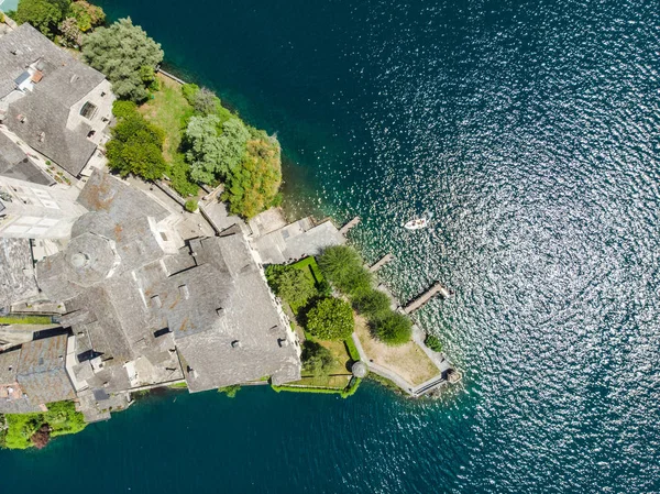 Lake Orta İtalya / Lago d'Orta dron tarafından