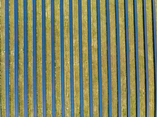 Солнечные Панели Беспилотнике — стоковое фото