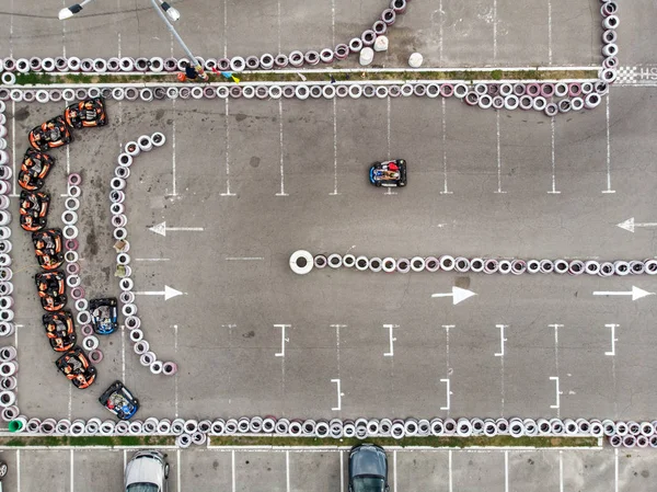Karting dron görünümü
