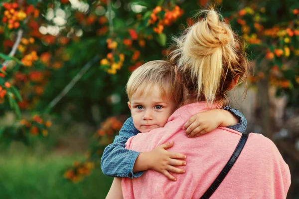 Family Portrait Mother Son Nature Mother Day — Stock Photo, Image