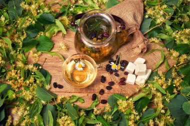 masada yaz bitkisel çay ve malzemeler