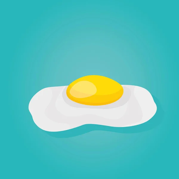 Illustrazione vettoriale moderna dell'uovo strapazzato — Vettoriale Stock