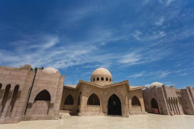 Yatay renkli fotoğraf Sharm El Sheikh, Mısır'daki El Mustafa Camii.