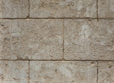 Eski kahverengi tuğla duvar arka plan. Yatay renkli fotoğraf.