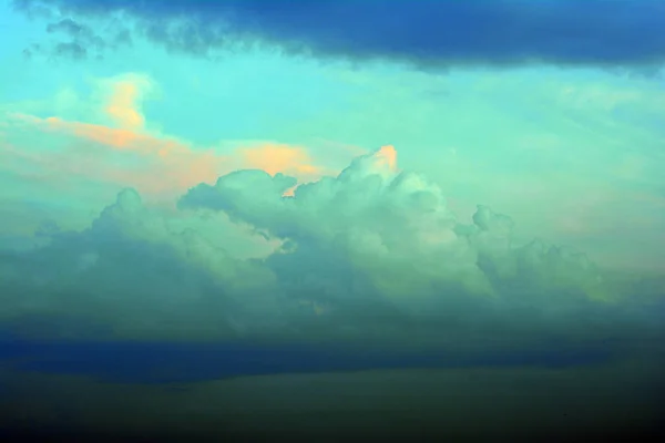 Hintergrund Blauer Himmel Mit Wolken — Stockfoto