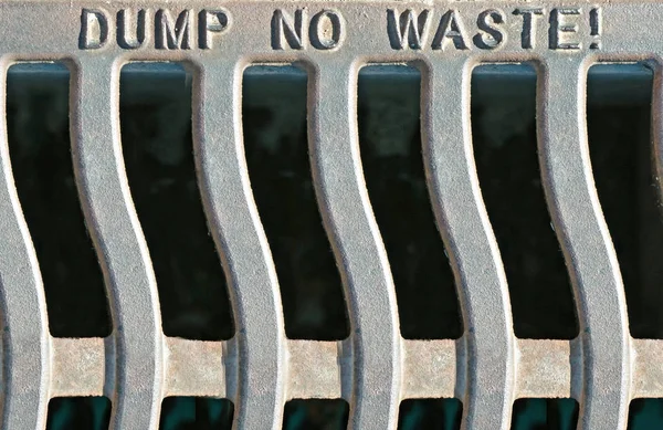 Dump Waste Grate — Stock Photo, Image