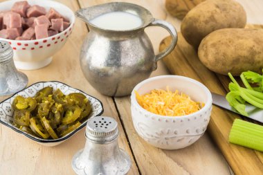 Ev yapımı Fiesta ham çorba.