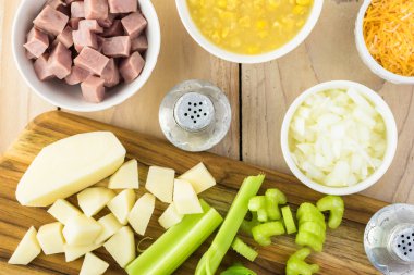 Ev yapımı Fiesta ham çorba.