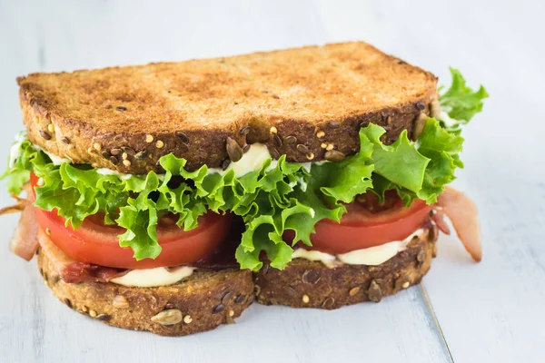 Fresh homemade BLT sandwich. — Stock Photo, Image