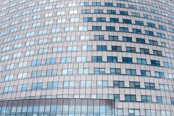 Visa Skyskrapa Windows Gamla Staden Reflektion Byggnad Blandning Glas Metall — Stockfoto